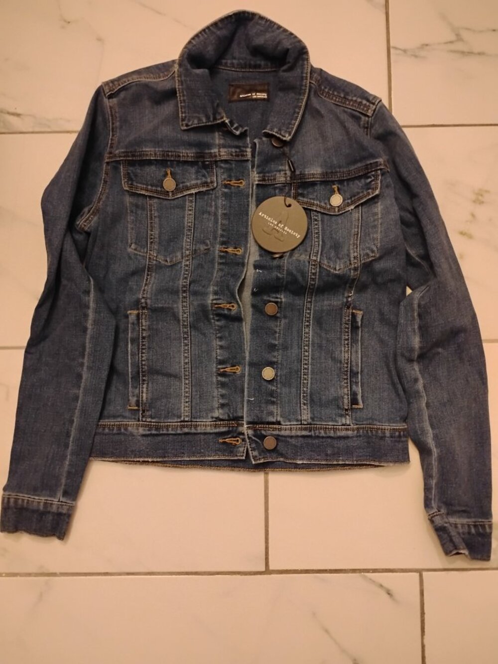 Articles of Society Women Denim Jacket, Blue